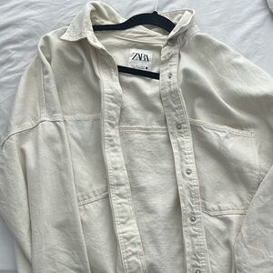 Zara White Jacket